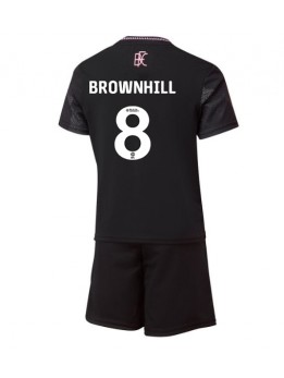 Burnley Josh Brownhill #8 Dječji Gostujuci Dres kompleti 2024-25 Kratak Rukavima (+ kratke hlače)